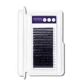Nouveau Lashes Наращивание Pесниц D Curl 0.07 Черный