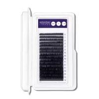 Nouveau Lashes D Curl 0.15 Melns Skropstu Pieaudzēšana