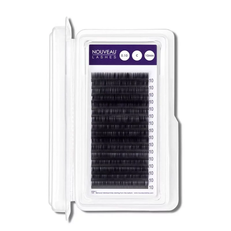 Nouveau Lashes Skropstu Pieaudzēšana C Curl 0.15 Melns