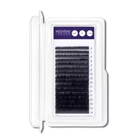 Nouveau Lashes D Curl 0.05 Dažādi Garumi Skropstu Pieaudzēšana