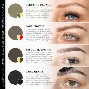 Monica Ivani Pigments | Signature Series Eyebrow Pigment by Li Pigments