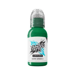 World Famous Ink Limitless Line Green Shade Pigments (30ml) REACH Approved
