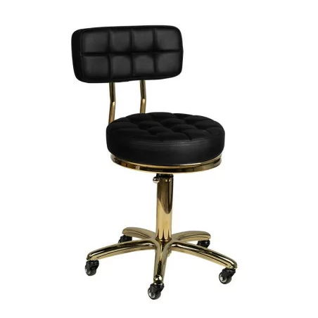 Cosmetic Stool Gold AM-961 (Black)
