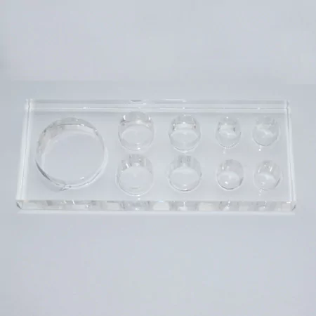 Acrylic pigment caps holder Nr.18 (9 halls)