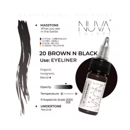 Nuva Colors Acu kontūru pigmenti (15ml) REACH Approved