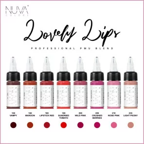 Nuva Colors Lovely Lips Набор (8x15мл) Reach Approved