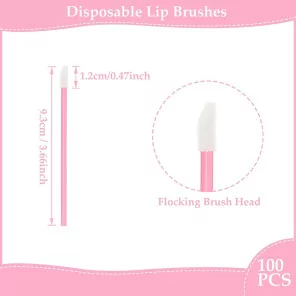 Disposable Pink Makeup Applicator (100pcs)