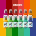 World Famous Tattoo Ink Dragon Набор пигментов (12x30мл)