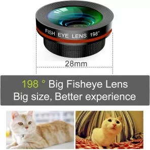 Mobile Phone Clip On Lens Kit 3 in 1
