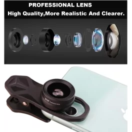 Профессиональный объектив Fisheye 210° для смартфона