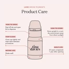 Tina Davies I ❤️ INK LUXE Пигменты для бровей (15мл)