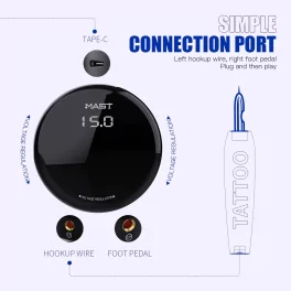 Mast Circle Power Supply With OLED Display