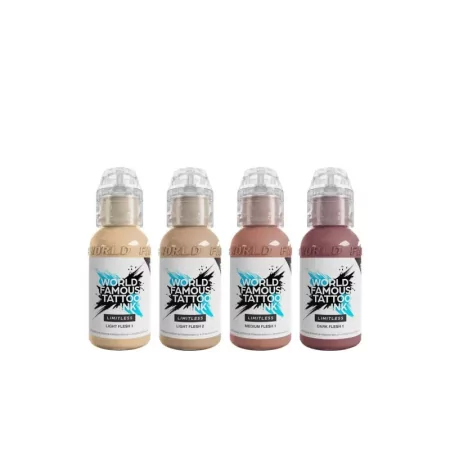 Пигменты оттенка кожи от World Famous Ink (30ml)