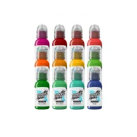 World Famous Tattoo Ink Dragon Pigmentu Komplekts (12x30ml)