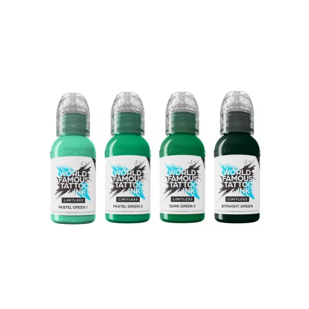 Пигменты зеленый оттенka от World Famous Ink Limitless (30ml)