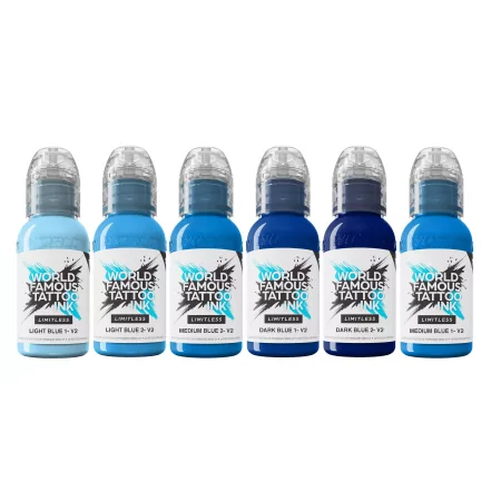Пигменты синий цвета от World Famous Ink Limitless (30ml)