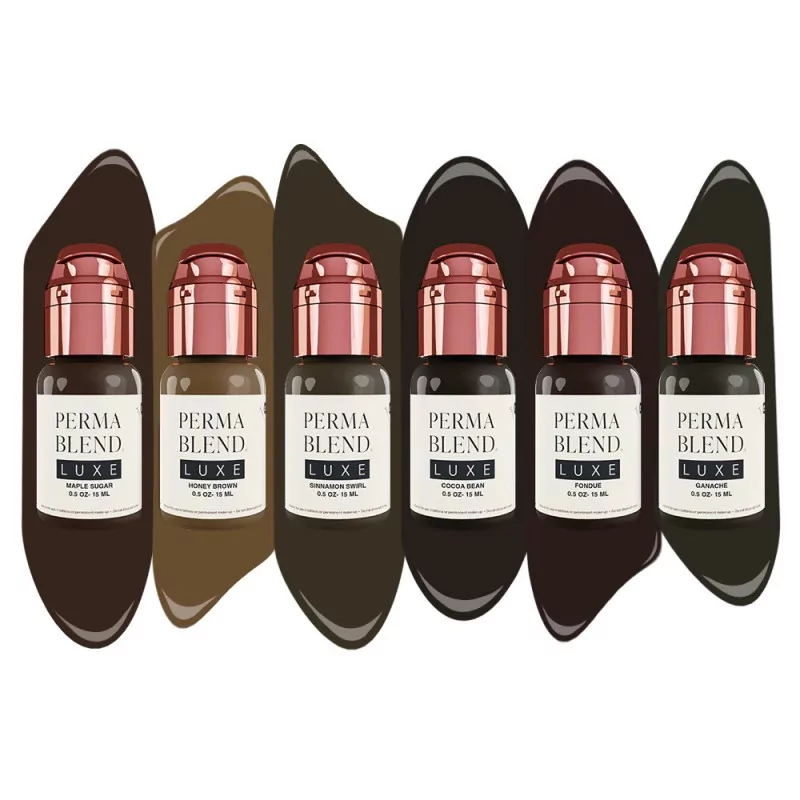 Perma Blend LUXE Chocolate Collection Пигменты для бровей (15мл)
