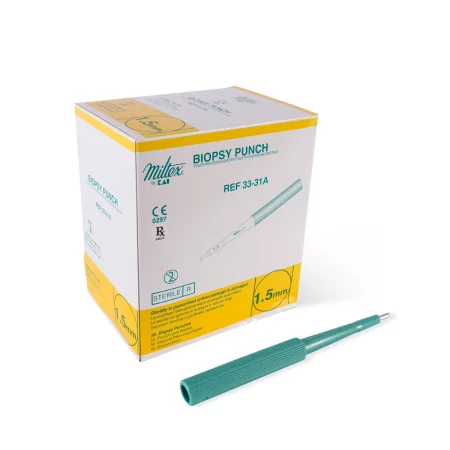 Miltex Sterile Dermal Biopsy Punch Instruments Auskaru Caurduršanai