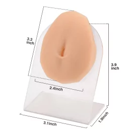Silikona Modelis Nabas Pīrsingam