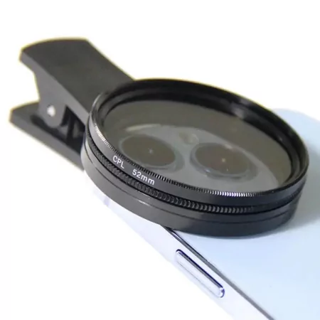 Smartphone Tattoo Camera Lens 52mm CPL Smartphone Tattoo Camera Lens 52mm CPL