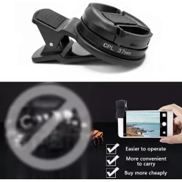 Smartphone Tattoo Camera Lens 37mm CPL