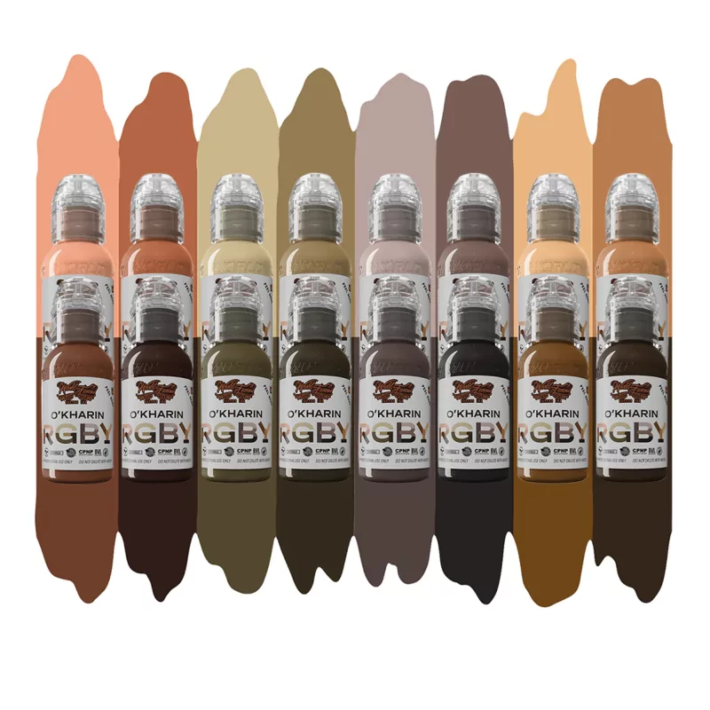World Famous Ink Sasha O'Kharin RGBY Toņi Pigmenti (30ml)