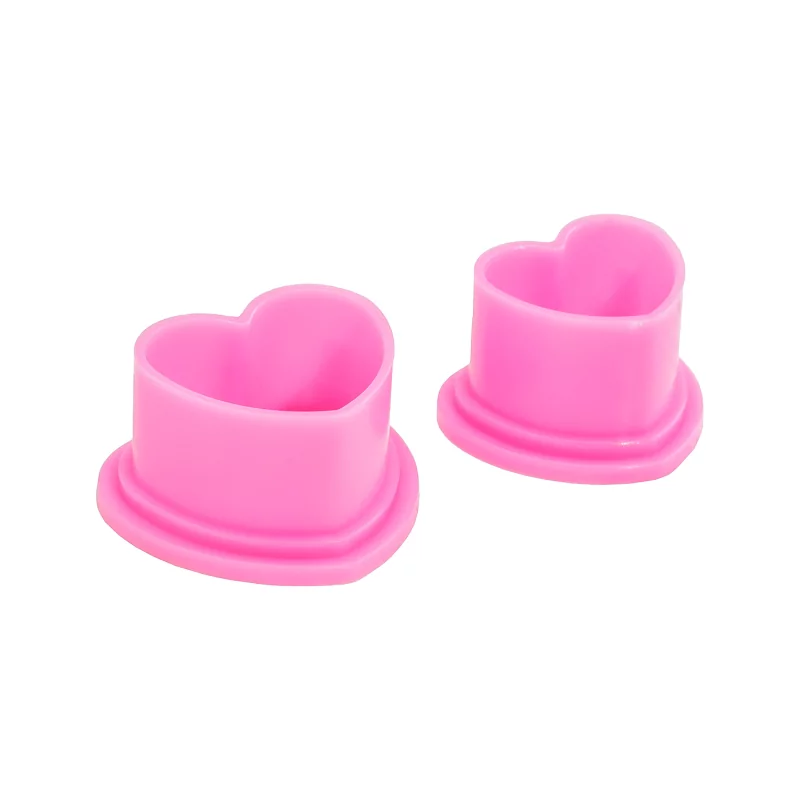 Saferly Heart Розовые контейнеры для пигмента (500шт)