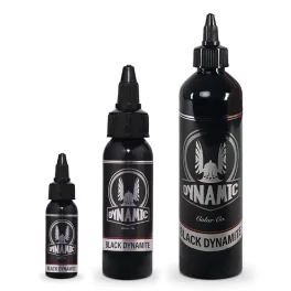 Dynamic Tattoo Ink Viking Line Black Dynamite (30/120/240ml) REACH 2022 Approved