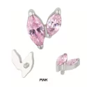Titanium Piercing Tips With Zircon