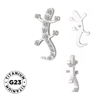 Titanium Ring Gecko