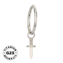 Титановая Cерьга Spike Dangle