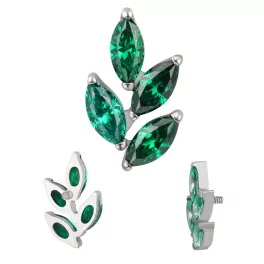 Titāna Auskars Leaf Shape
