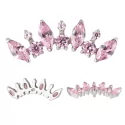 Титановая Cерьга Round And Marquise