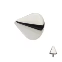 Titanium Piercing Labret Spike Tip