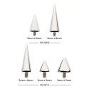 Titanium Piercing Labret Spike Tip