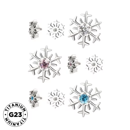Titāna Auskars Snowflake Shape