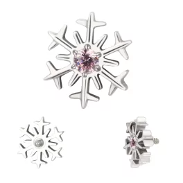Titāna Auskars Snowflake Shape