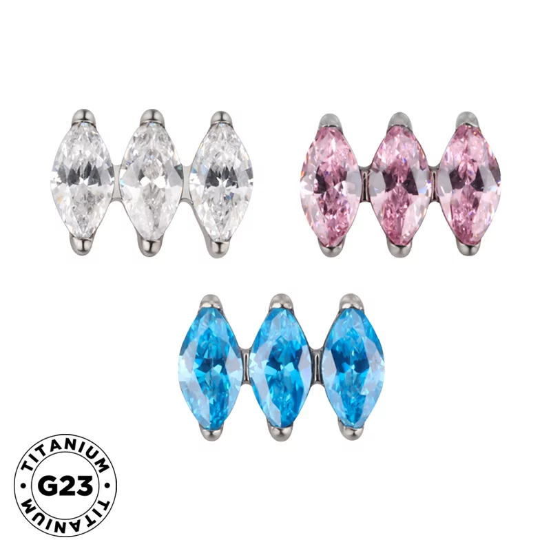 Titāna Auskars Parallel Marquise