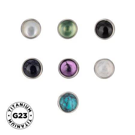 Titanium Tips With Semi Bezel