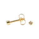 Studex April Crystal Bezel Earring