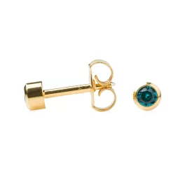 Studex December Blue Zircon Bezel Auskars