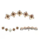 Titanium Ring Tips 5 Prong Zirconia Bezel
