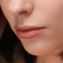 Tитановая Cерьга Ball Top With Labret
