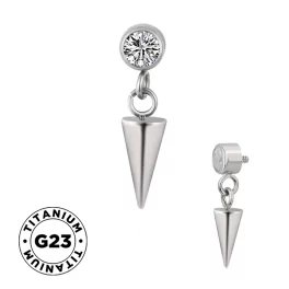 Titāna Auskars Spike Bezel