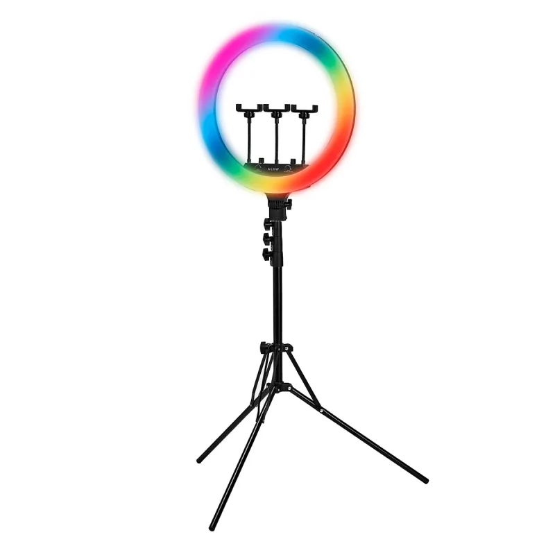 Glow 18" 45W RGB Ring Light With Stand