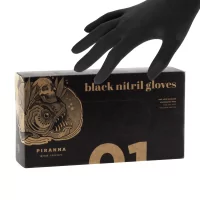Piranha Black Нитриловые перчатки (100шт)