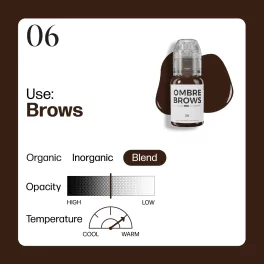 Perma Blend Paulina Osinkowska Ombre Brows Pigmentu Komplekts (6x15ml)
