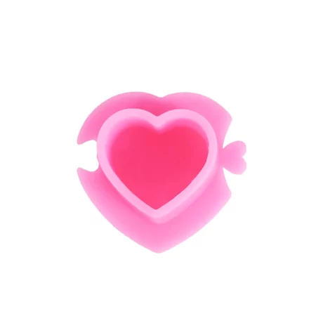 Heart Shape Plastic Ink Cups (200pcs)