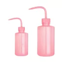 Rozā plastmasas mazgāšanas pudele (250ml)