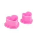 Heart Shape Silicone Ink Cups (100pcs)